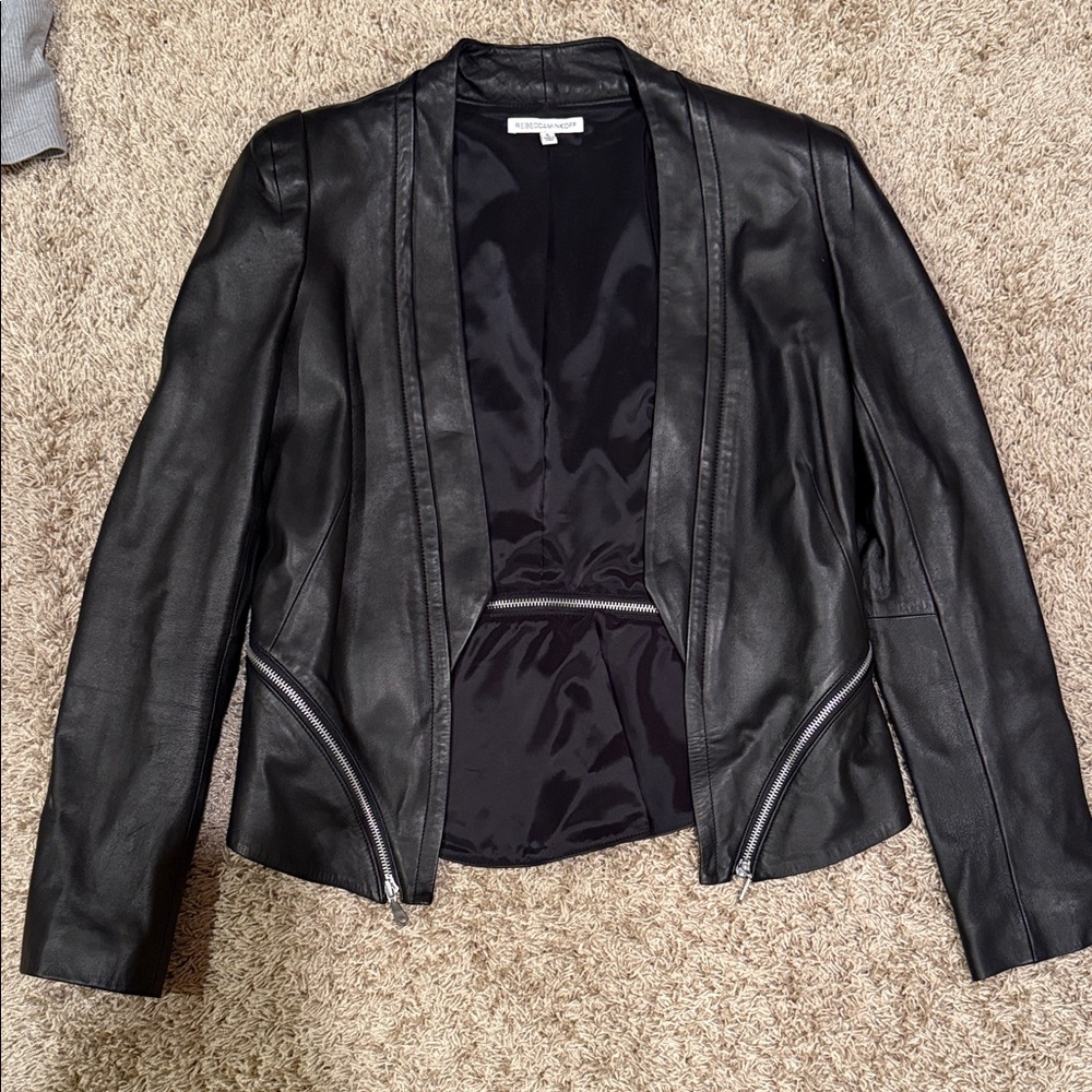 Rebecca Minkoff Black Leather Jacket